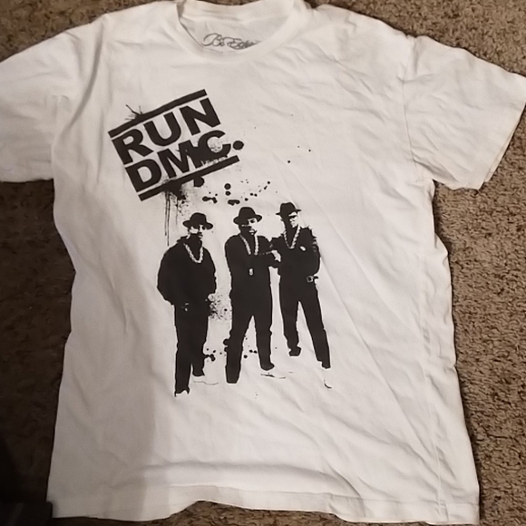 Men's Large RUN DMC  t-shirt mint - Picture 1 of 3